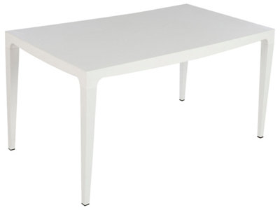 Mesa De Jard N De Comedor De Resina M Ster Blanco De X X Cm Al