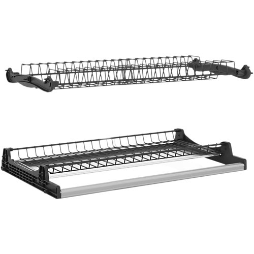 Escurridor de platos de armario de acero de 60x76.8x35 cm