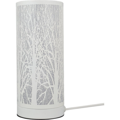 Lámpara de sobremesa inspire forest e14 blanca