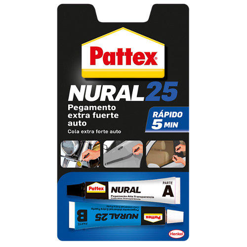 Adhesivo especial para automóviles nural 25 2x11ml