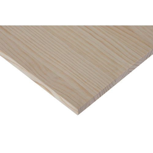 Vidrio plástico blanco liso de 2.5 mm de grosor y 200x100cm 26 Tablero macizo de pino de 25x120x1,8 cm