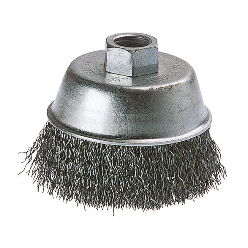 Cepillo para amoladora wolfcraft para limpiar múltiples materiales