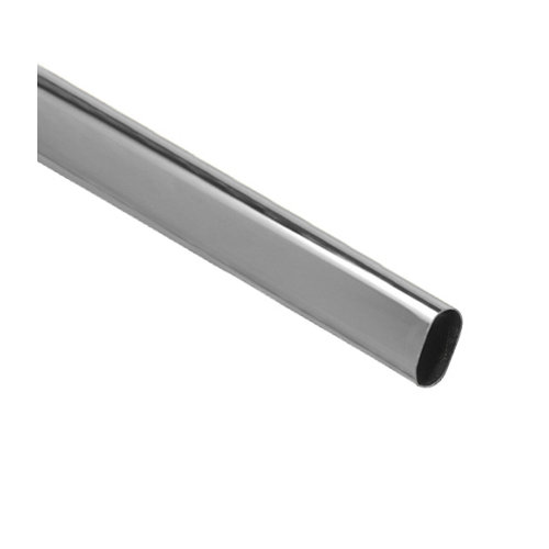 puerta moscú blanco de apertura izquierda de 72.5 cm 25 Barra armario ovalada de 2 m de largo y 30 x 15 mm ø