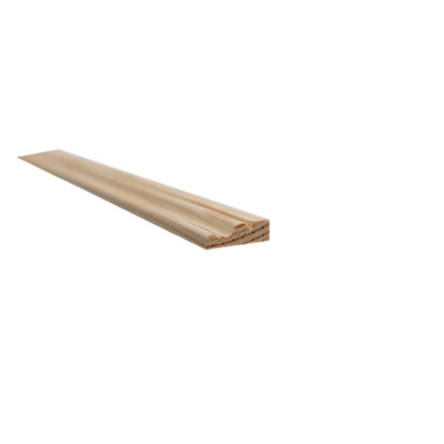 Composición nº24 spaceo home armario kit vestidor sin puertas textil 240x60x60cm 25 Jamba clasica maciza de pino 28x9 mm x 2,40 m (ancho x grueso x largo)