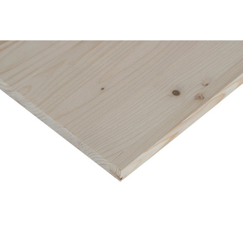Vidrio plástico blanco liso de 2.5 mm de grosor y 100x50cm 25 Tablero macizo de abeto de 40x80x1,8 cm