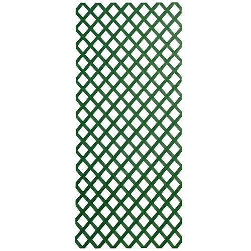 Celosía fija de pvc verde 100 x 200 cm