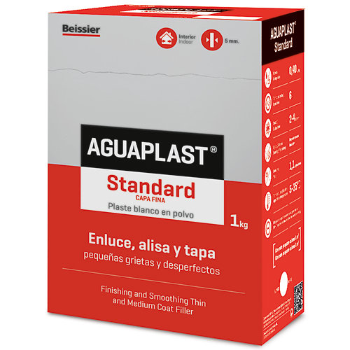 Pintura bruguer bienestar 4l beige natural 18 Plaste en polvo aguaplast standard 1kg