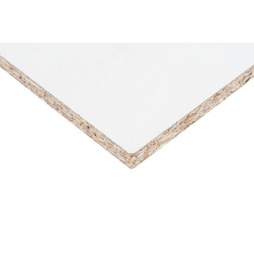 Puerta acristalada oslo acacia 110x72,5 cm d 28 Tablero aglomerado en melamina blanco de 30x60x1 cm (anchoxaltoxgrosor)