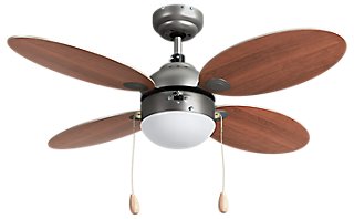 Ventilador de techo con luz INSPIRE Maurice 106 cm Marrón AC Ventilador de techo con luz INSPIRE Maurice 106 cm Marrón AC