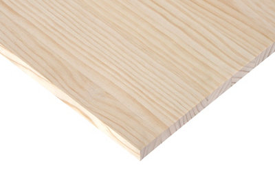 Tablero macizo de pino de 25x240x1,8 cm