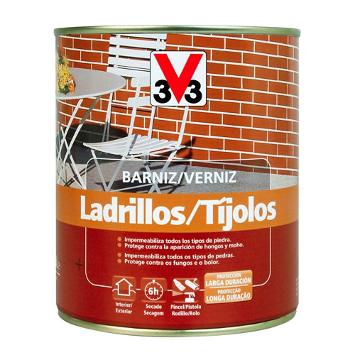 Barniz exterior ladrillo mate v33 750ml incoloro