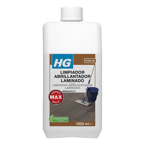 Limpiador abrillantador para suelos laminados uso diario hg de 1l