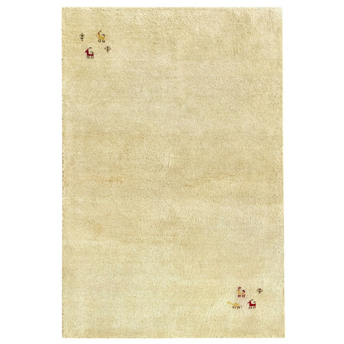 Alfombra multicolor lana indo gabbeh 170 x 240cm
