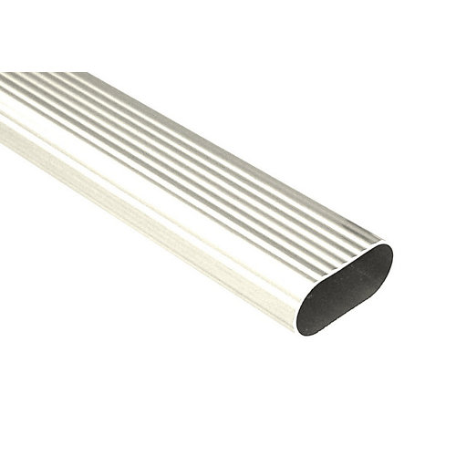 Puerta doble acristalada lucerna premium blanca i 7x105 cm 25 Barra armario ovalada de 200 m de largo y 30 x 15 mm ø