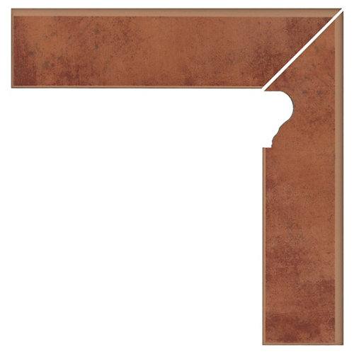 Zanquín derecho serie colonial 8x33 cm cuero