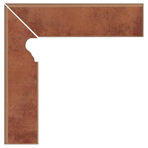 Zanquín izquierdo serie colonial 8x33 cm cuero