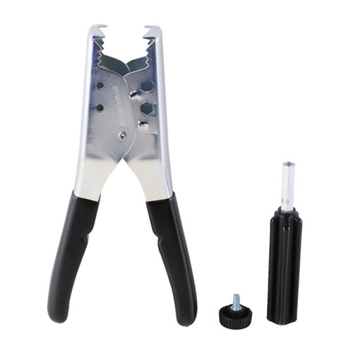 Kit de peldaños ringline para escalera de diametro 148cm blanco/oscuro 23 Pinza para friso regulable de acero 14,5 cm