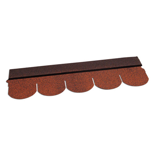Tégola asfáltica castor rojo castilla 1000x1050x3.5 mm