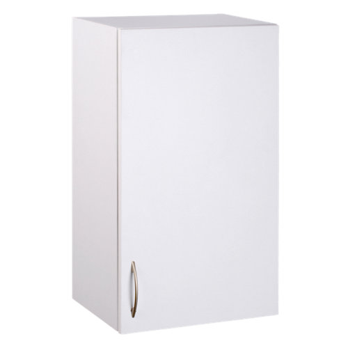 Mueble alto basic blanco 1 puerta fabricado en aglomerado 40 x 70 cm