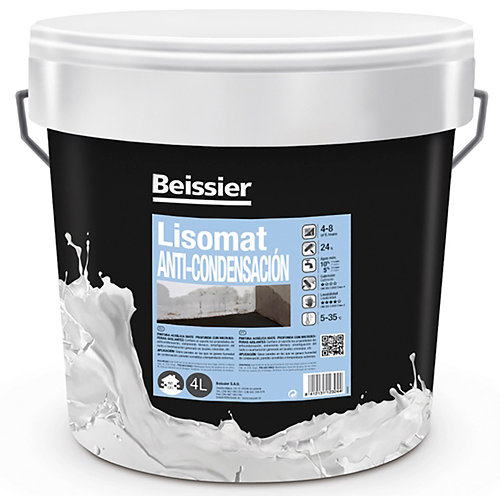 Pintura lisomat anticondensación beissier 4l blanco