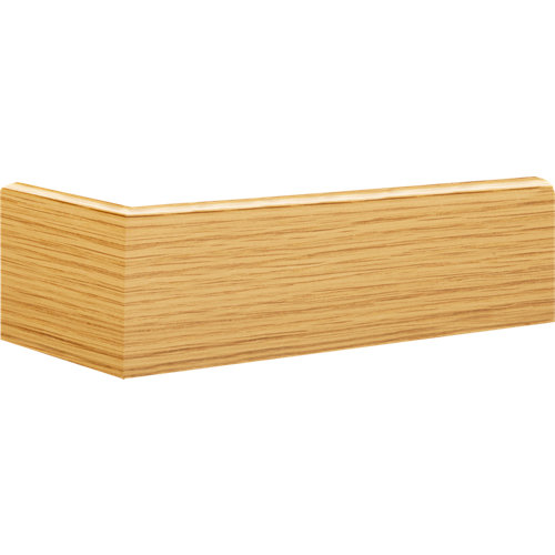 Rodapié roble de mdf 7 cm con pasacable