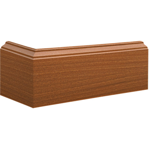 Rodapié sapelly de mdf 12 cm con pasacable