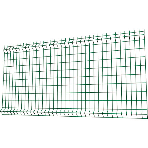 Panel soldado de acero galvanizado plastificado verde 1x2.5 m