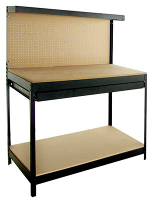 Banco trabajo fijo con cajones · LEROY MERLIN