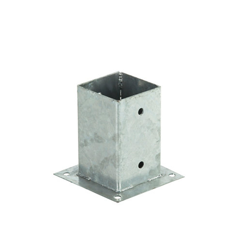 Soporte poste para suelo hormigón de metal para poste de 9 x 9 cm