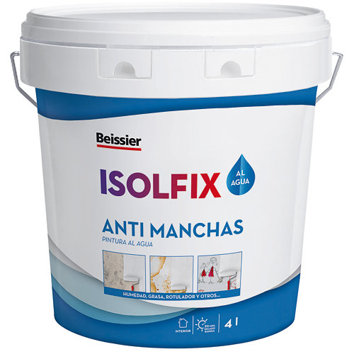 Pintura aislante isolfix al agua beissier 4l blanco