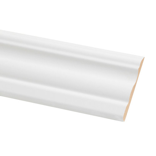 Zapatero kubox blanco y negro para 12 pares de 79x84x24 cm 24 Jamba de mdf lacada blanca 70x10 mm x 2,20 m (ancho x grueso x largo)