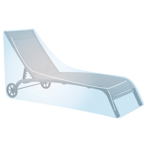 Funda de protección para sillón/tumbona de poliéster 76x206x69 cm