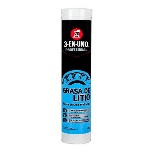 Grasa de litio 3-en-uno lubricante. bote de 400 ml