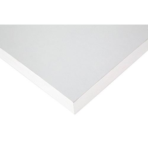 Tablero aglomerado con 4 cantos blanco roto 59,7x120x2,5 cm (anchoxaltoxgrosor)