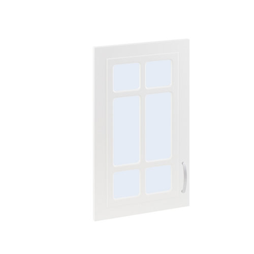 Puerta de vitrina delinia toscane blanco 40x70 cm