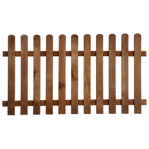 Valla de madera marrón mustang 100x180 cm