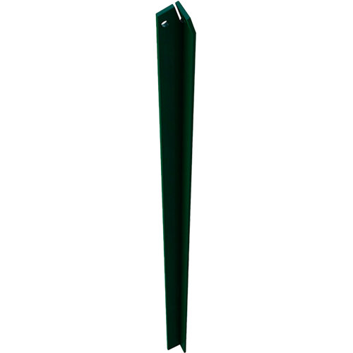 Tornapuntas de acero y pvc verde de 30mm y 150 cm
