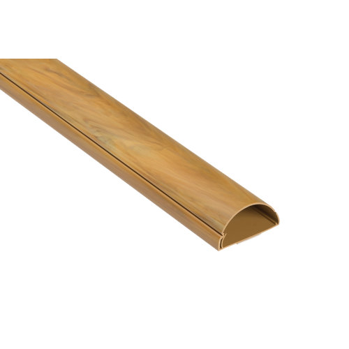 Salvacable adhesivo madera de 50 mm 1m
