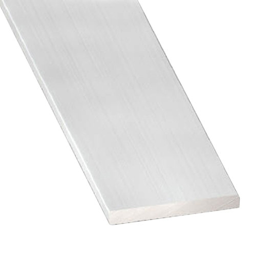 Perfil forma rectangular de aluminio anodizado anodizado
