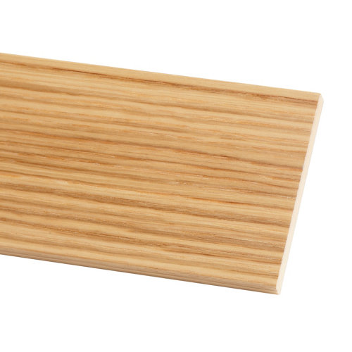 Puerta de interior corredera canarias blanco de 82.5 cm 27 Tapeta de mdf roble barnizado 90x10 mm x 2,20 m (ancho x grueso x largo)