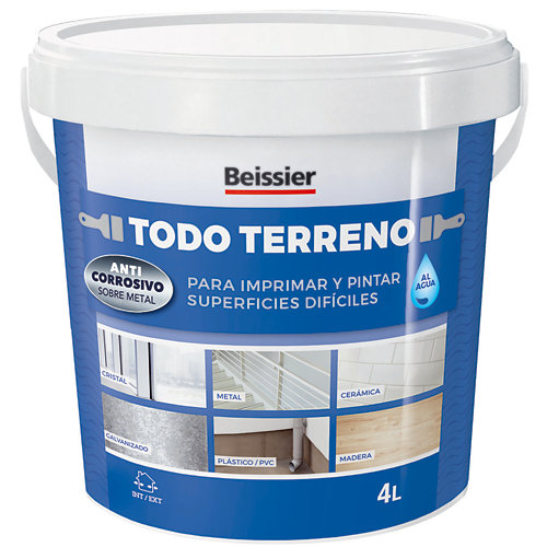 Imprimación al agua todoterreno beissier 4l blanco