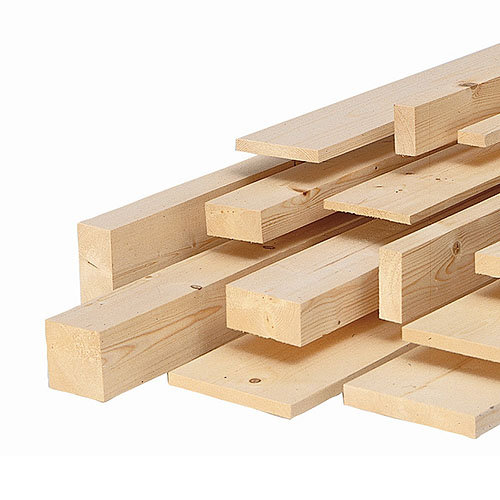 Pack de 6 listones de abeto cepillado de 22x22mm x 2 m