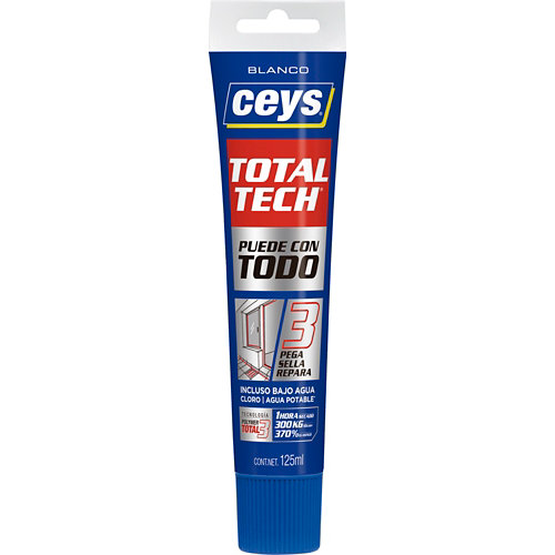 Sellador adhesivo ms-tech 125 ml blanco