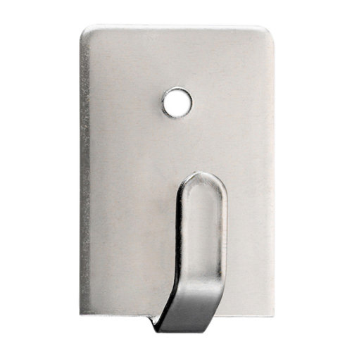 4 colgador adhesivo de acero de 18x28 mm