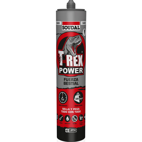 Adhesivo sellador t-rex power blanco 0 29l