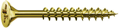 Pack 100 tornillos para madera de acero de 3x16 mm