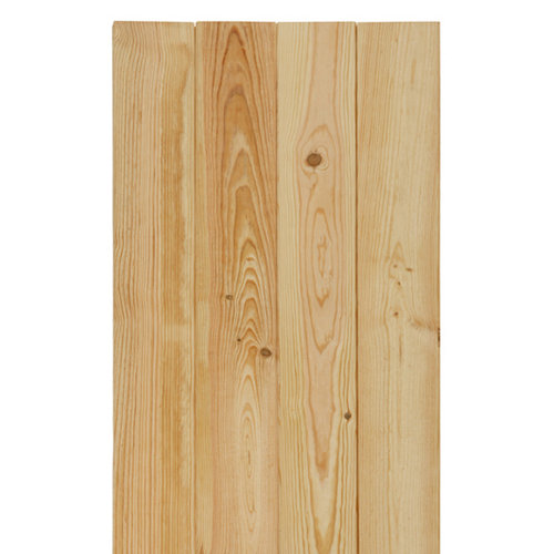 Puerta con cristal bari plus blanca 9x92,5 cm d 27 Revestimiento de pino montero natural 14x2,1x240 cm