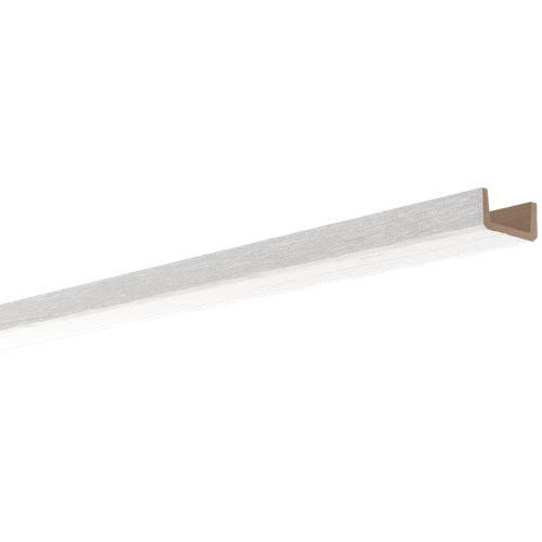 Tapeta de mdf haya barnizado 90x10 mm x 2,20 m (ancho x grueso x largo) 24 Viga en color blanco de 10 cm x 5 cm x 2 m