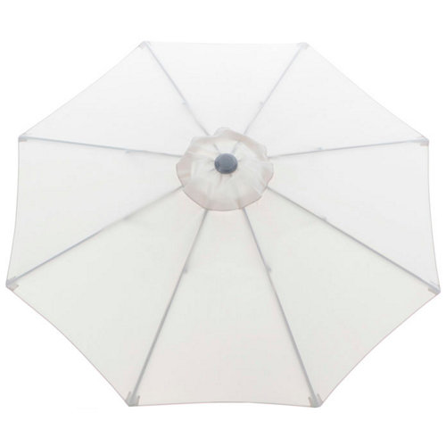 Toldo para parasol de poliéster beige de 250x250 cm