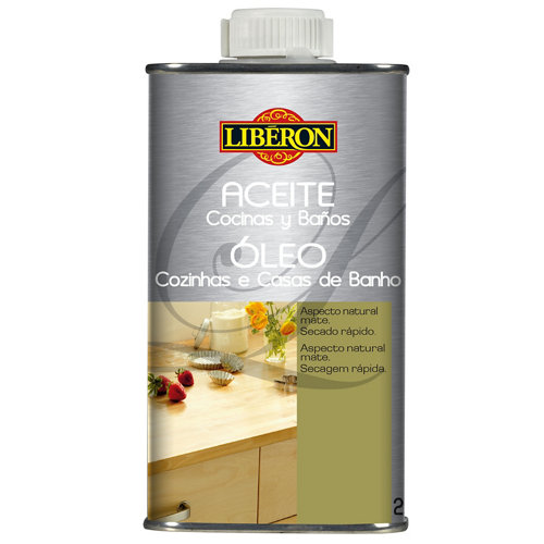 Aceite para cocinas y baños liberon incoloro 0 25l